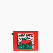 L ZIP POCKETS - KEITH HARING New York